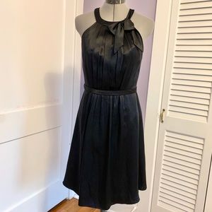 Melissa Sweet Silk Black Cocktail Dress